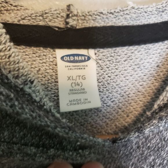 3 for $25 Old Navy Love You Grey Hoodie XL XS - Picture 3 of 4